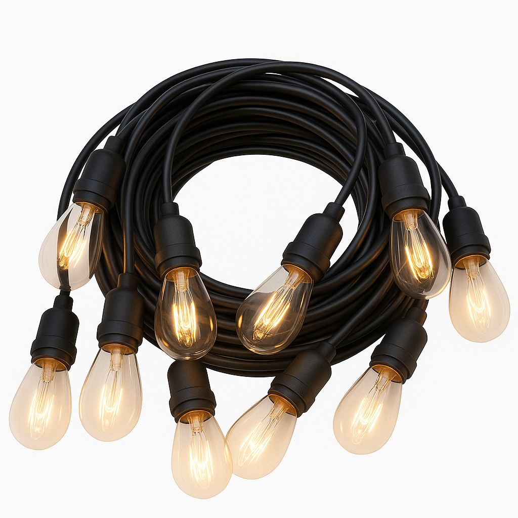 Guirnaldas Led 20 Metros + 20 Lamparas Led 300w - Imagen 3