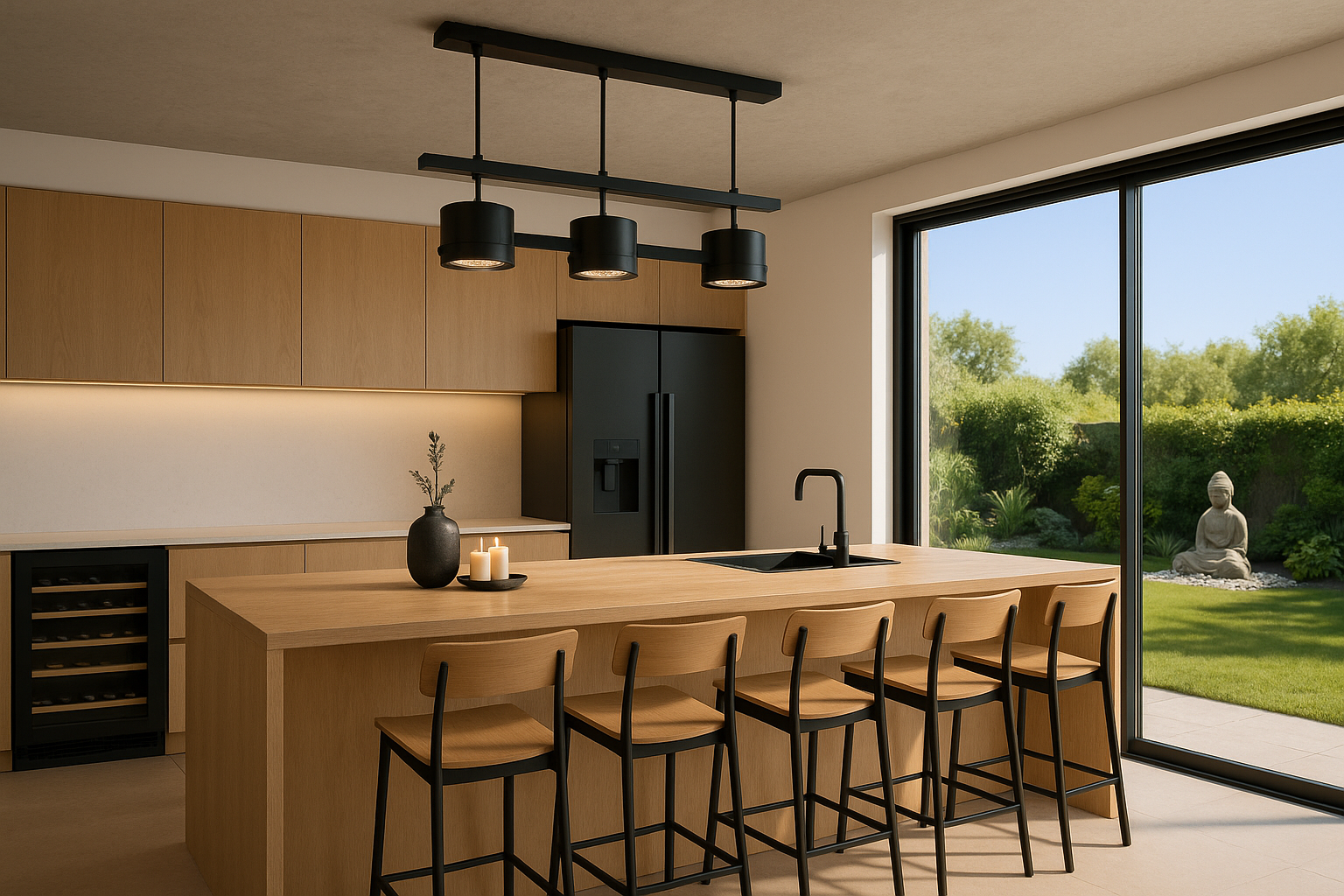 Lámpara Colgante 3 Luces Luz Deco Para Ar111 Orientable - Imagen 3