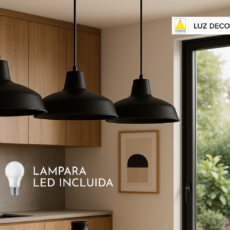 Lámpara Colgante Bell 01 Negro