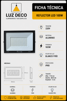 Reflector Led 100W