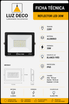 Reflector Led 30W