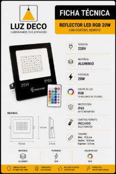 Reflector RGB 20W