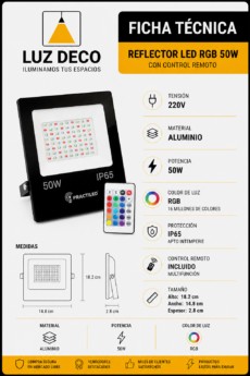 Reflector RGB 50W