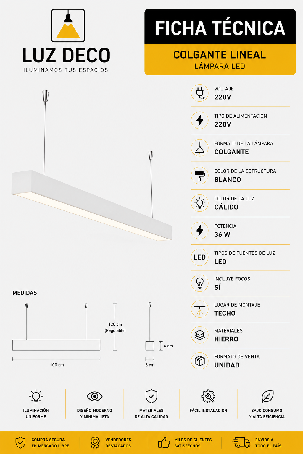 Colgante Lineal - Imagen 2