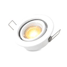 Spot de acero con lámpara dicroica LED incluida