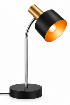 Velador Flex negro y dorado E27