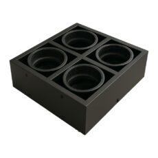 Aplique de techo cardánico negro