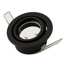 Spot Chapa Negro Móvil para dicroica LED